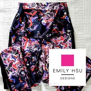 Emily Hsu Side Stripe Leggings MEDIUM